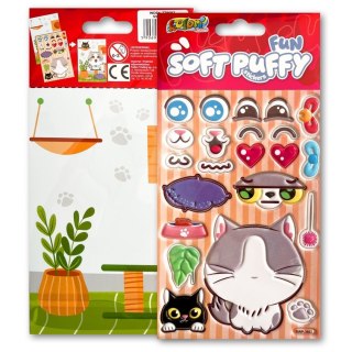 Naklejki puffy Fun with Kitty