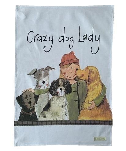 Ręcznik kuchenny TT39 Crazy Dog Lady Psiara