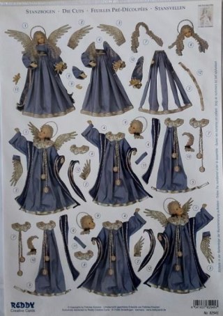 Arkusz do techniki 3D sztancowany 29,7x 21cm