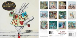 Kalendarz 2026 ścienny Alicja w Krainie Czarów