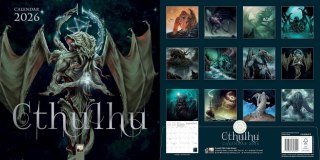 Kalendarz 2026 ścienny kwadrat Cthulhu