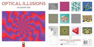 Kalendarz 2026 ścienny kwadrat Iluzje optyczne