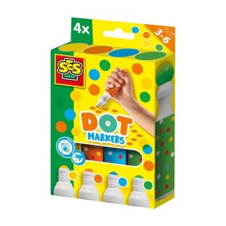 Markery w kropki XXL 4 kolory