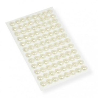 Perełki samoprzylepne białe 10mm