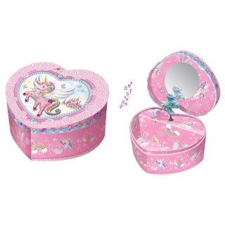 Pozytywka w kształcie serca jednorożec