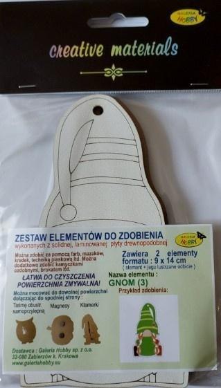 Zestaw elementów do zdobienia 9x14cm