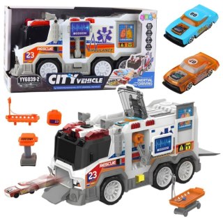 Ambulans karetka miejska napęd światło i dźwięk