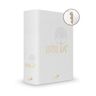 Biblia Plus płótno biała paginacja