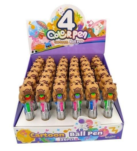 Długopis mini Kapibara 4kol (36szt)