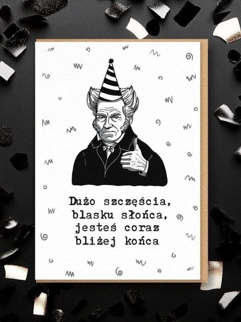 Karnet okolicznościowy Shopenhauer