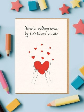 Karnet okolicznościowy Wielkie serce