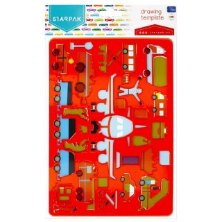 Szablon plastikowy pojazdy