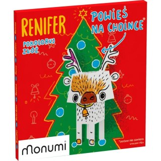 Zawieszka Cubehead Christmas Mini. Renifer