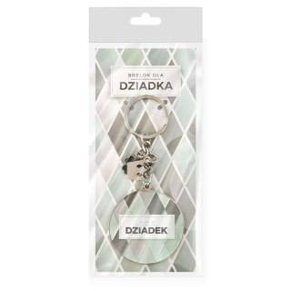 Brelok z zawieszkami dla Dziadka - Super Dziadek