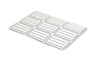 Naklejki na zeszyty białe