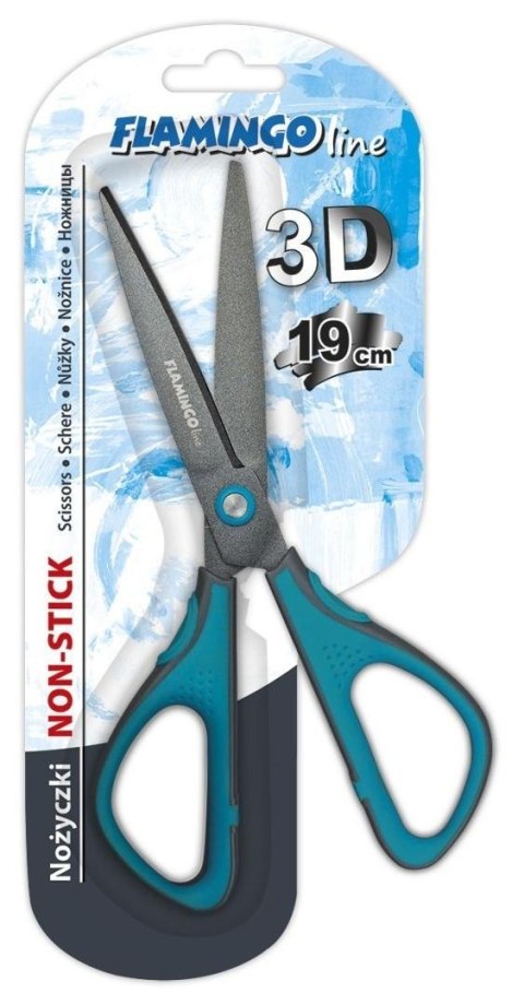 Nożyczki non-stick 3D 19cm ostrze 8cm