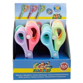 Nożyczki z odbojnikiem 13,5cm (12szt)