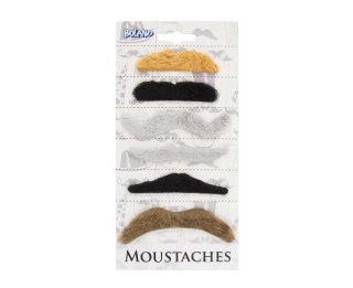 Zestaw wąsów Natural 6szt