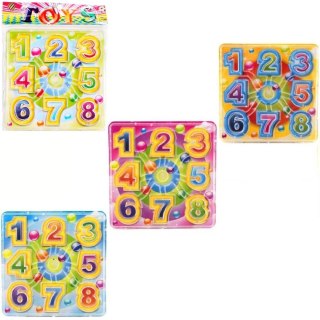 Labirynt dla kulek i cyferki