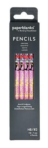 Ołówek Pippi Longstocking 4szt