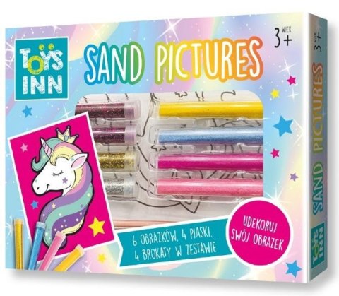 Piaskowe obrazki Jednorożec STnux