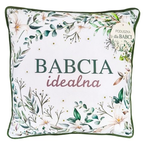 Poduszka zielona - Babcia idealna