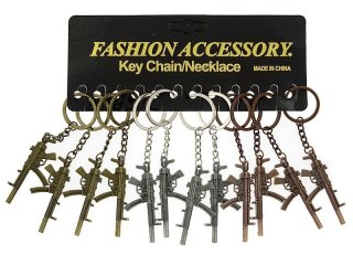 Brelok karabin metalowy 7cm (12szt)