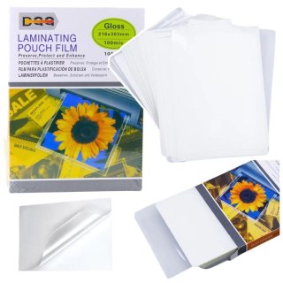 Folia do laminowania A4 100mic 100szt błyszcząca
