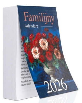 Kalendarz 2026 A6 Zdzierak Familijny