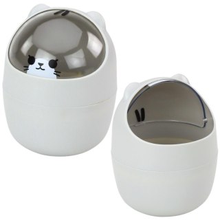 Mini kosz na biurko Miś szary 1L 16cm