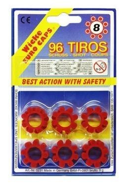 Naboje do bębenka 8-strzałowe 96szt