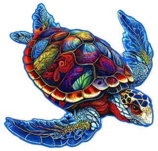 Puzzle 189 drewniane Żółw