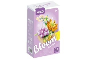 Klocki Sukulenty Doniczka fiolet