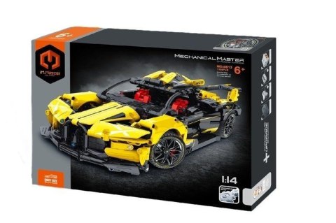 Klocki Model 1:14 Auto żółte 1103el