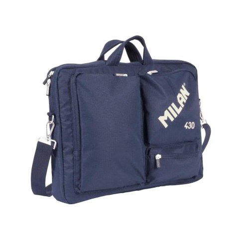 Torba na laptopa niebieska