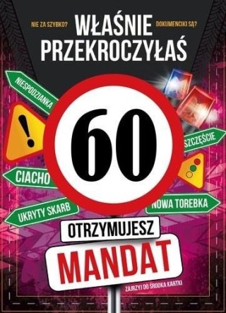 Karnet Urodziny 60