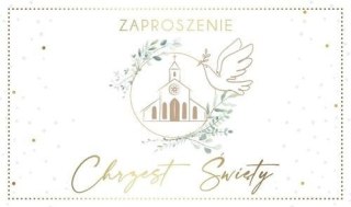 Zaproszenie Chrzest (10szt)
