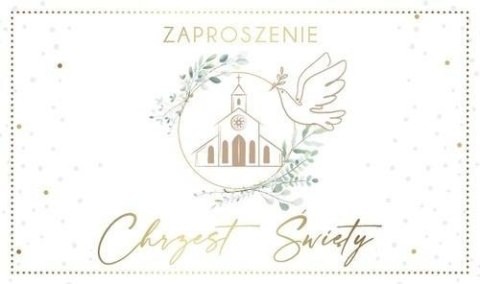 Zaproszenie Chrzest (10szt)