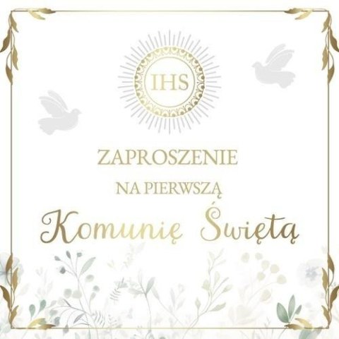 Zaproszenie Komunia (10szt)