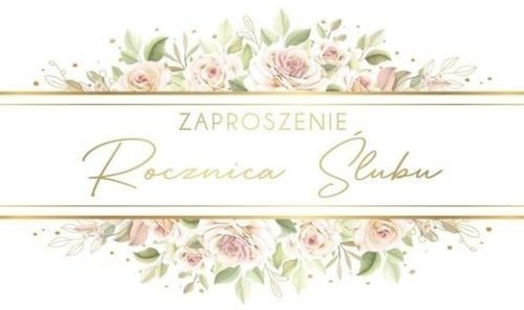 Zaproszenie Rocznica Ślubu (10szt)