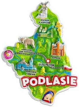 Magnes I love Poland Podlasie ILP-MAG-C-POD-34