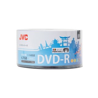 JVC DVD-R 4,7GB 6X INKJET WHITE PRINTABLE SP*50 70771BJCK0001