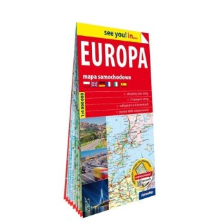 See you! in... Europa mapa samochodowa 1:4 000 000