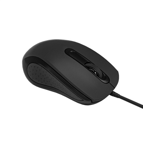 OMEGA MOUSE MYSZ 3D OFFICE 1200DPI 1,5M USB-C BLACK [46069]