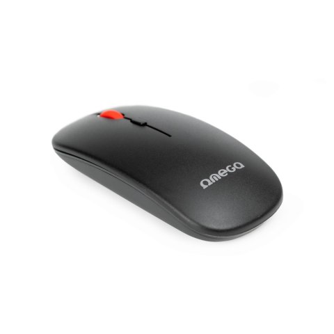 OMEGA MYSZ BEZPRZEWODOWA ŁADOWALNA BLUETOOTH RECHARGABLE MOUSE WIRELESS USB-C 1600DPI OFFICE BLACK [46067]