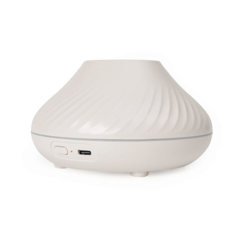 PLATINET FLAME AROMA DIFFUSER HUMIDIFIER NAWILŻACZ POWIETRZA 130ML 6,5W WHITE + 10 ML LAVENDER ESSENTIAL OIL [46112]