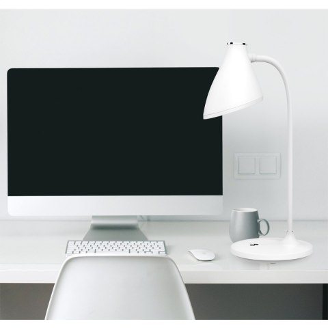 PLATINET RECHARGEABLE DESK LAMP LAMPKA BIURKOWA LED VINTAGE USB-C 2400MAH 5W WHITE [45239]