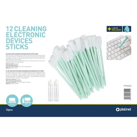 PLATINET STICK FOR KEYBOARD CLEANING + LIQUID PATYCZKI DO CZYSZCZENIA KLAWIATURY + PŁYN PFS5430 [43155]
