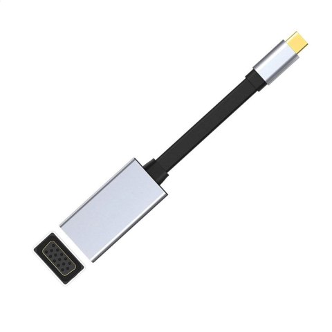 PLATINET MULTIMEDIA ADAPTER USB-C TO VGA 1080 60Hz [44711] TE