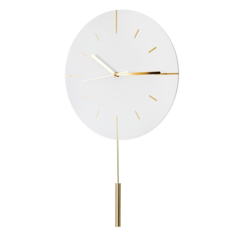 PLATINET WALL CLOCK ZEGAR ŚCIENNY LARK WHITE 30cm [45961] TE